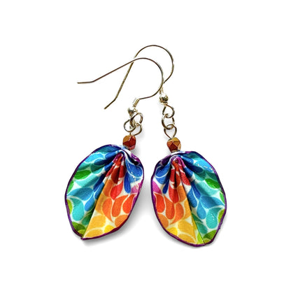 W. Morris, Le Voleur de Fraises (1883) - Boucles d'oreilles Origami